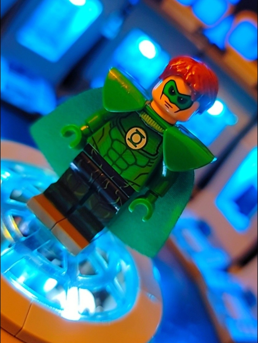 Green Lantern Minifigure Lego Compatible